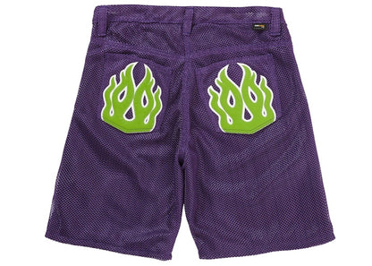Supreme Vanson Leathers Cordura Mesh Short Purple