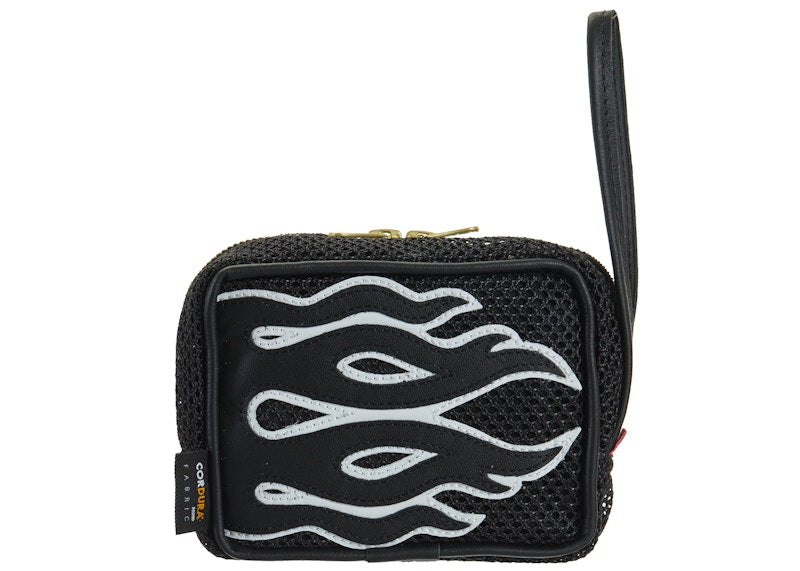 Supreme Vanson Leathers Cordura Mesh Wrist Bag Black