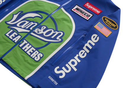 Supreme Vanson Leathers GORE-TEX Shell Jacket Royal