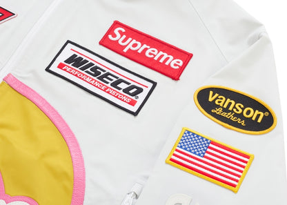 Supreme Vanson Leathers GORE-TEX Shell Jacket White
