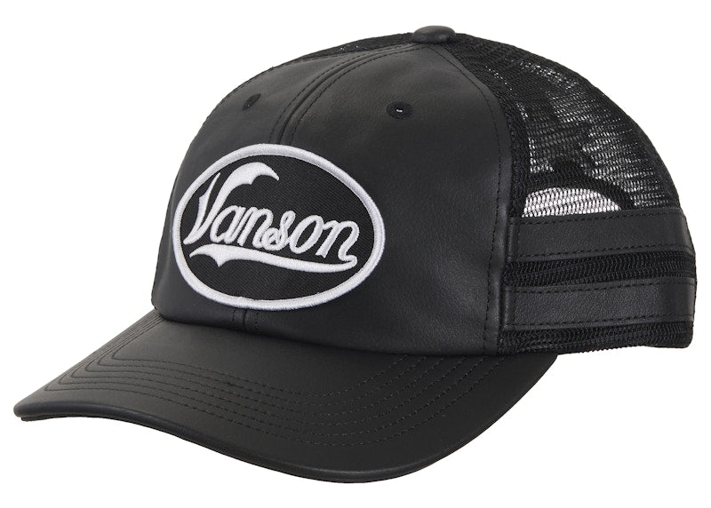 Supreme Vanson Leathers Mesh Back 6-Panel Black