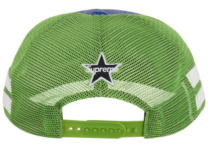 Supreme Vanson Leathers Mesh Back 6-Panel Blue