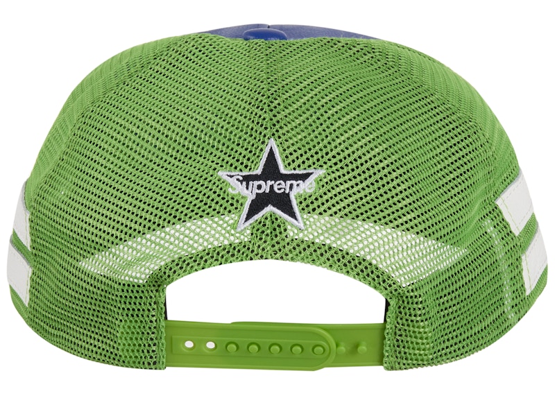 Supreme Vanson Leathers Mesh Back 6-Panel Blue