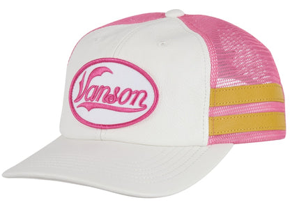 Supreme Vanson Leathers Mesh Back 6-Panel White