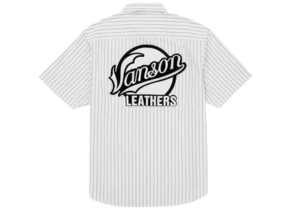 Supreme Vanson Leathers S/S Work Shirt Stripe
