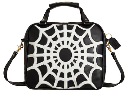 Supreme Vanson Leathers Spider Web Bag Black