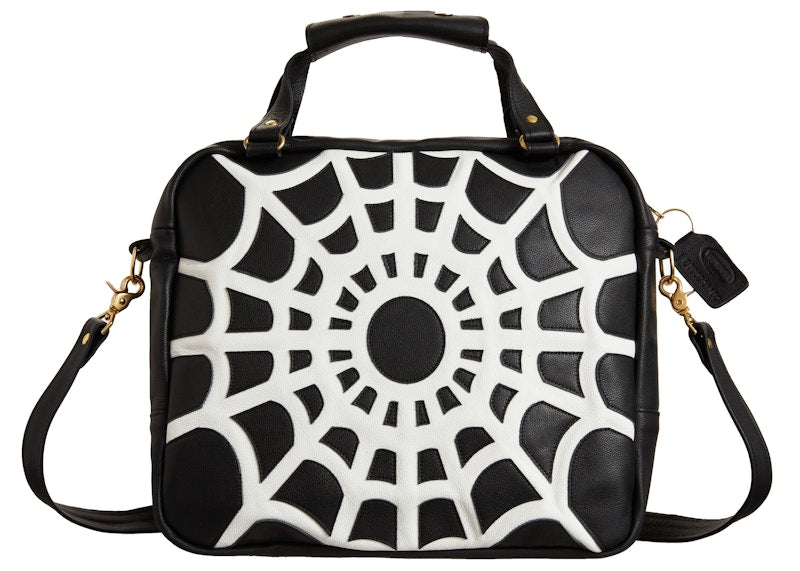 Supreme Vanson Leathers Spider Web Bag Black