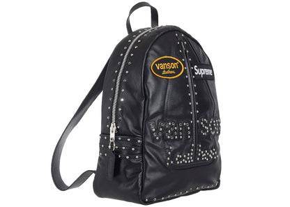 Supreme Vanson Leathers/b.b. Simon Backpack Black