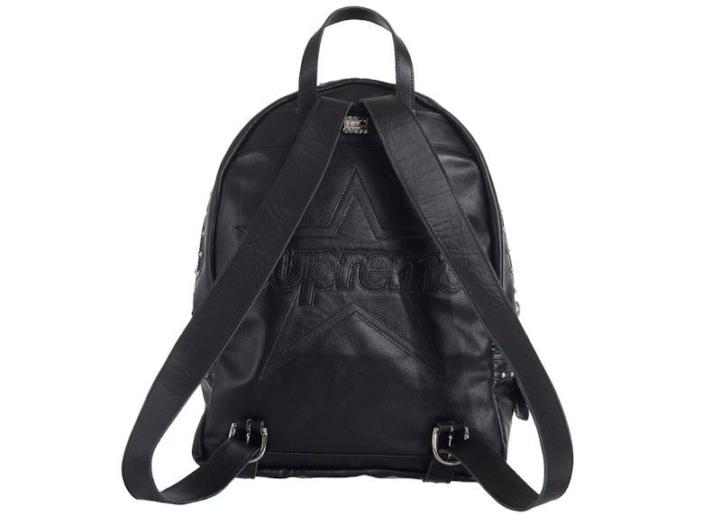 Supreme Vanson Leathers/b.b. Simon Backpack Black