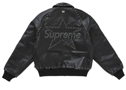 Supreme Vanson Leathers b.b. Simon Jacket Black
