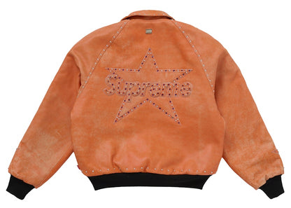 Supreme Vanson Leathers b.b. Simon Jacket Orange