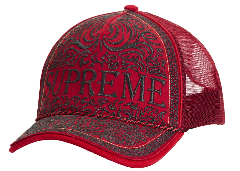 Supreme Vaquero Mesh Back 5-Panel Red