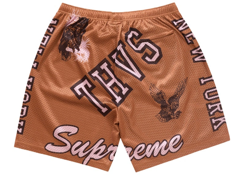 Supreme Varsity Mesh Short Orange