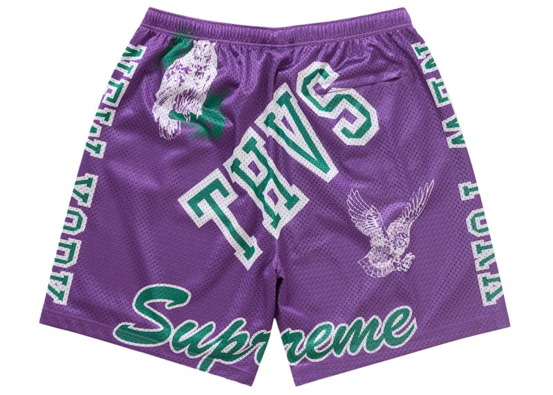 Supreme Varsity Mesh Short Purple