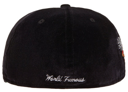 Supreme Velour Box Logo New Era Black