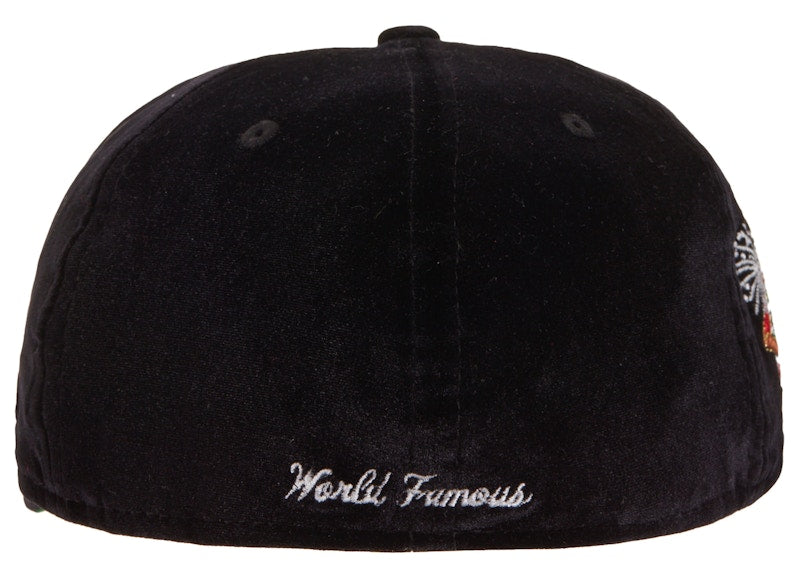 Supreme Velour Box Logo New Era Black