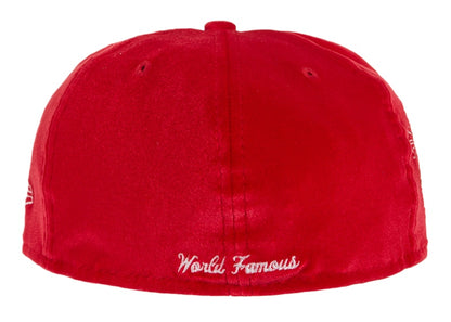 Supreme Velour Box Logo New Era Red