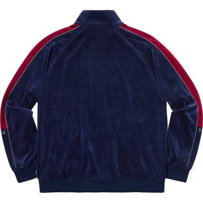 Supreme Velour Track Jacket Navy