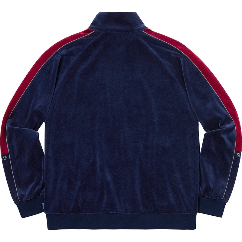 Supreme Velour Track Jacket Navy