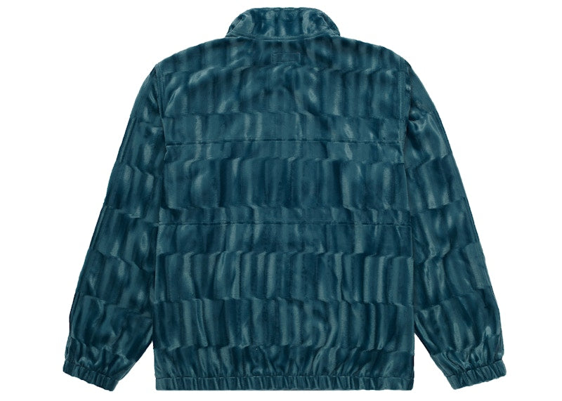 Supreme Velour Track Jacket Slate