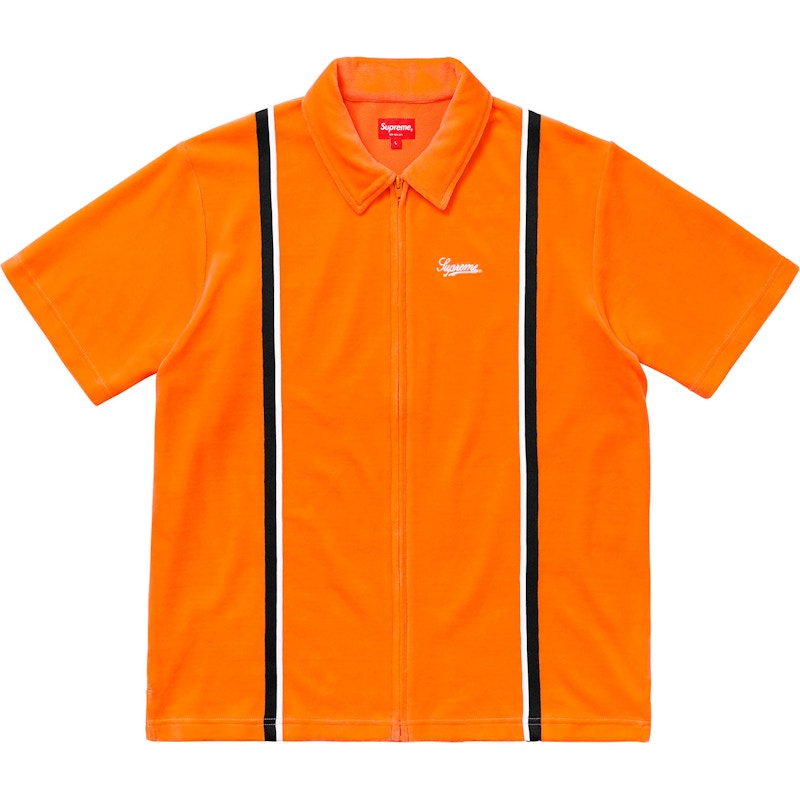 Supreme Velour Warm Up Orange