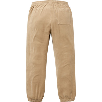 Supreme Velour Warm Up Pant Khaki