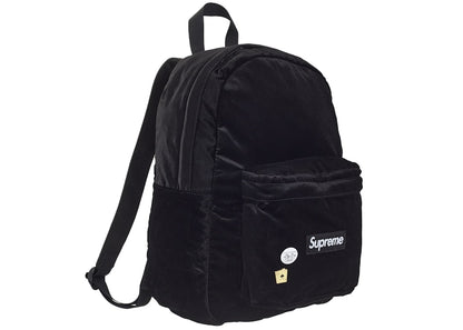 Supreme Velvet Backpack Black