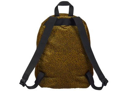 Supreme Velvet Backpack Tan Leopard