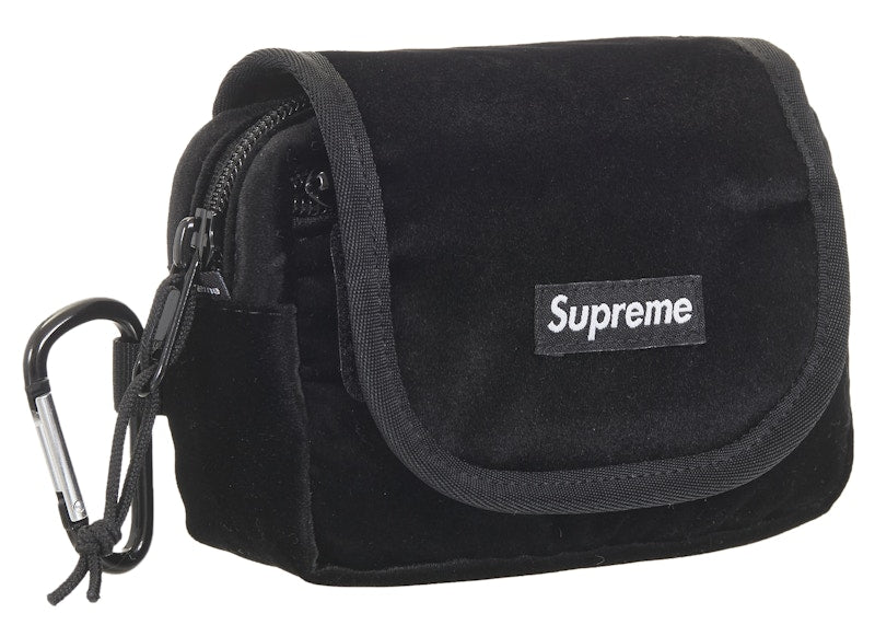 Supreme Velvet Mini Pouch Black