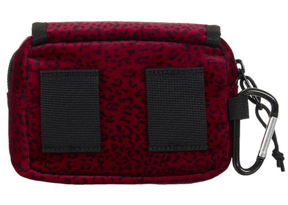 Supreme Velvet Mini Pouch Red Leopard