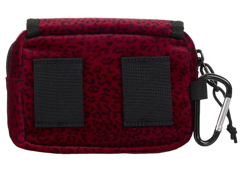 Supreme Velvet Mini Pouch Red Leopard