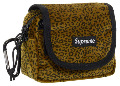 Supreme Velvet Mini Pouch Tan Leopard