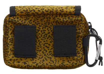 Supreme Velvet Mini Pouch Tan Leopard