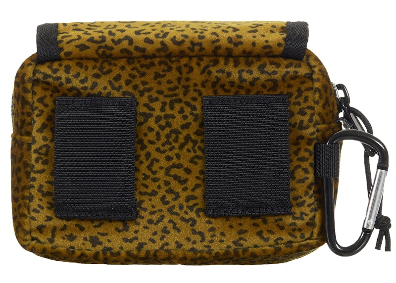 Supreme Velvet Mini Pouch Tan Leopard