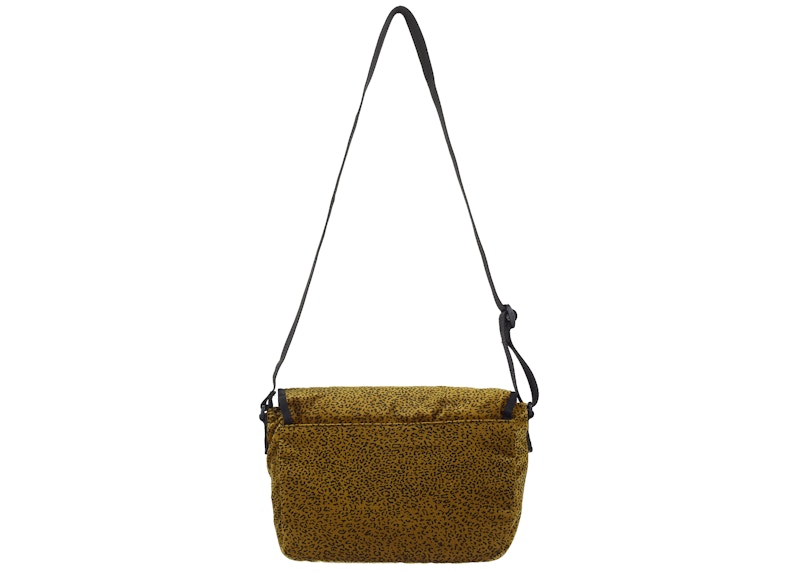 Supreme Velvet Small Messenger Bag Tan Leopard
