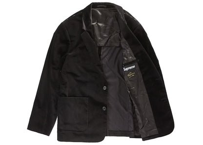 Supreme Velvet Suit Black