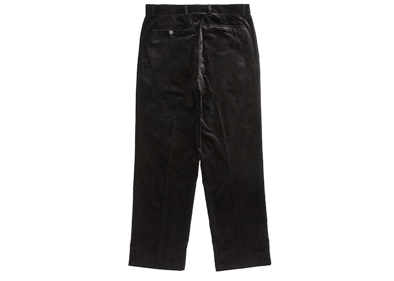 Supreme Velvet Suit Black