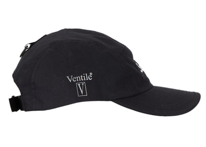 Supreme Ventile Camp Cap Black