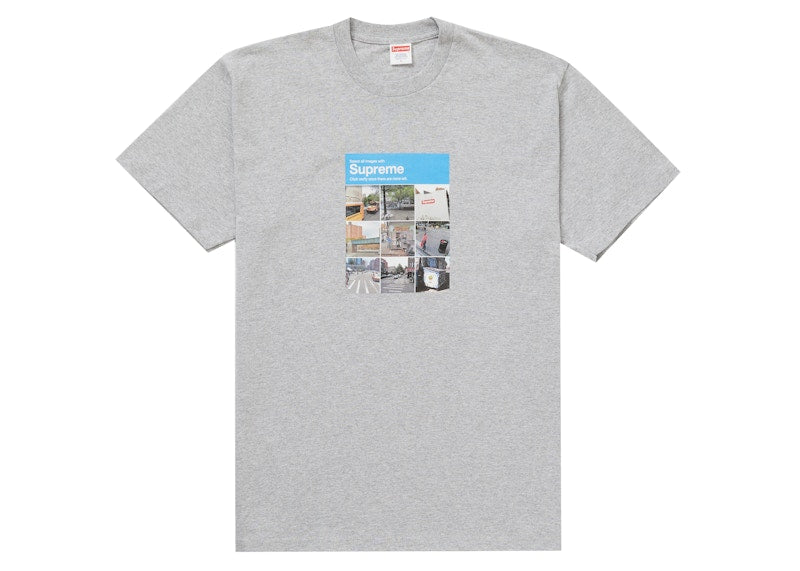 Supreme Verify Tee Heather Grey