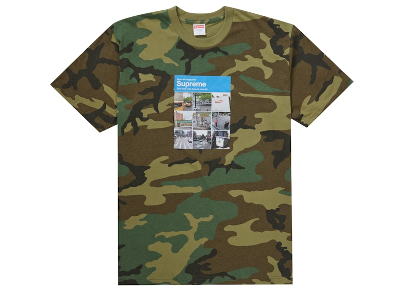 Supreme Verify Tee Woodland Camo