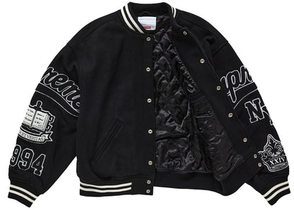 Supreme Veritas Varsity Jacket Black