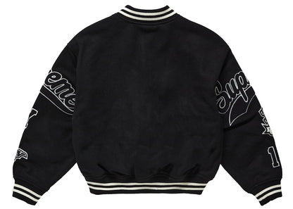 Supreme Veritas Varsity Jacket Black