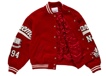 Supreme Veritas Varsity Jacket Red