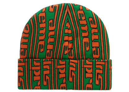 Supreme Vertical Logo Beanie (FW23) Green