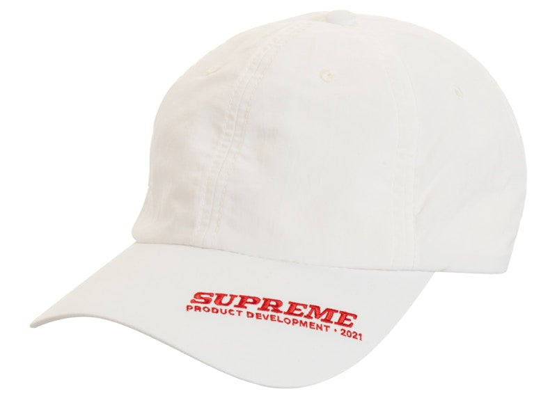 Supreme Visor Logo 6-Panel White