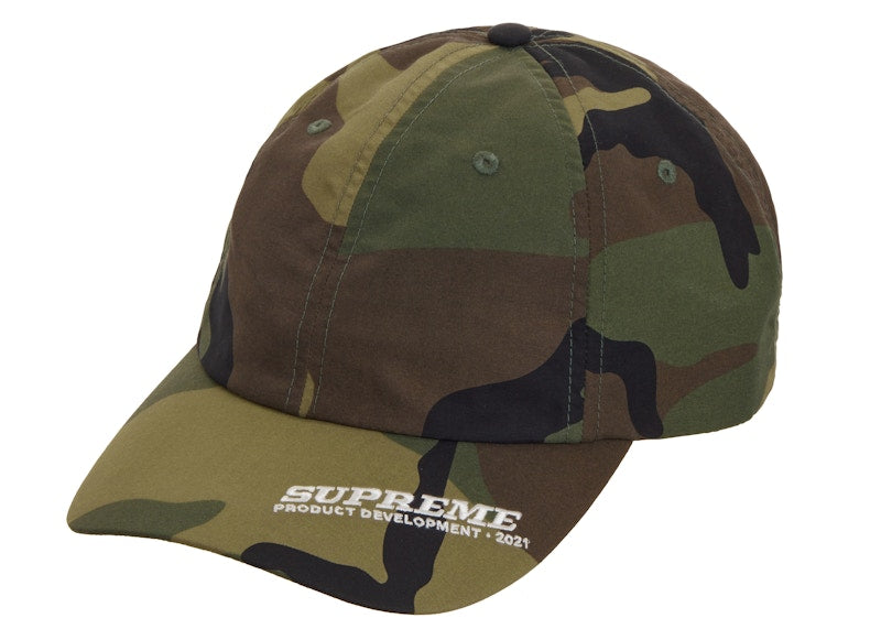 Supreme Visor Logo 6-Panel Woodland Camo