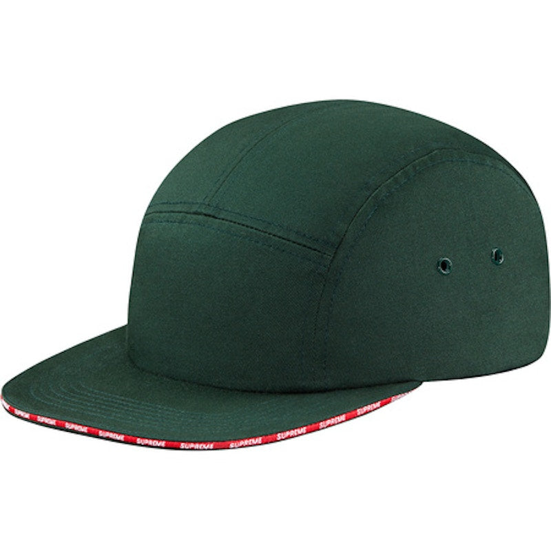 Supreme Visor Tape Camp Cap Pine Green