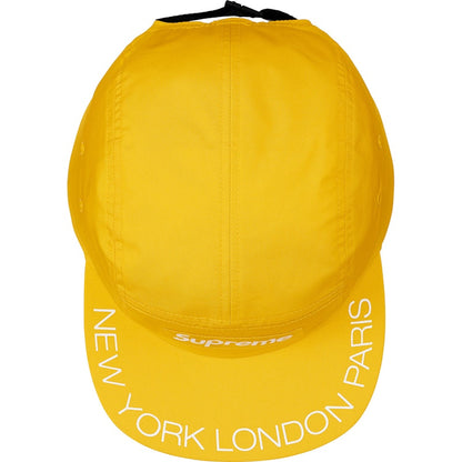 Supreme Visor Print Camp Cap Gold