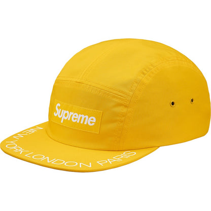 Supreme Visor Print Camp Cap Gold