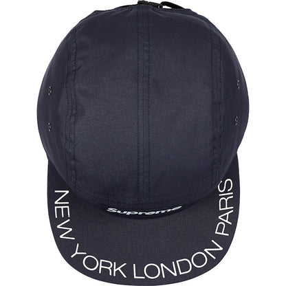 Supreme Visor Print Camp Cap Navy